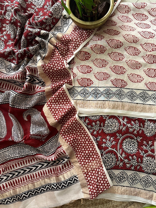 Maheshwari Bagh Print Suit