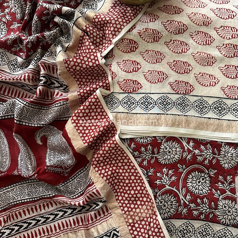 Maheshwari Bagh Print Suit