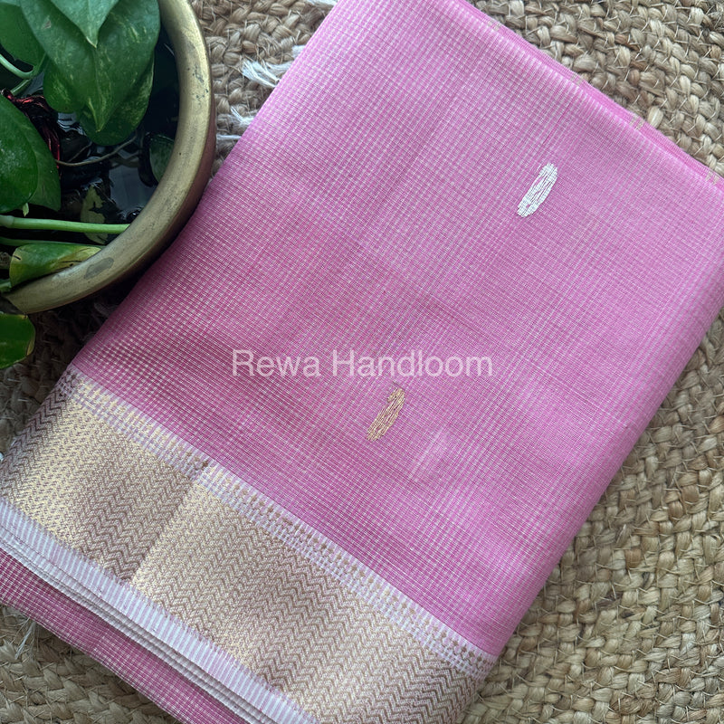  Zari Butti ~ Maheshwari Saree