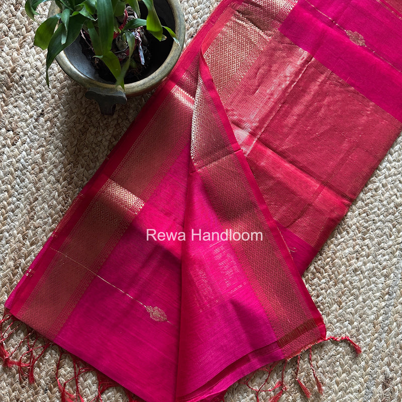 Maheshwari Rani Pink Shaded Butta Saree BLSS029