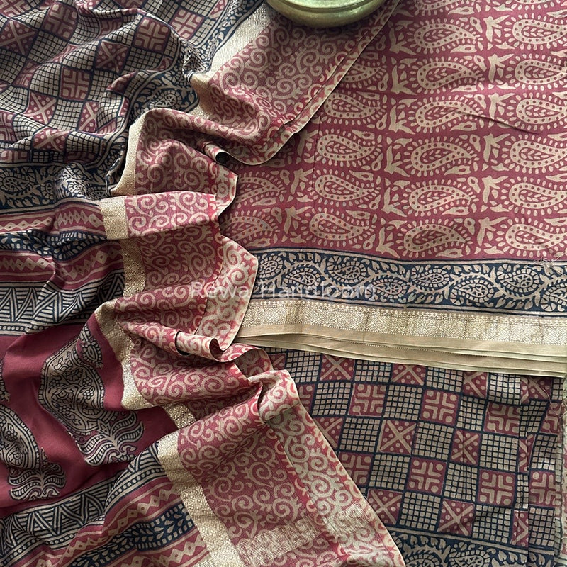 Maheshwari Bagh Print Suit