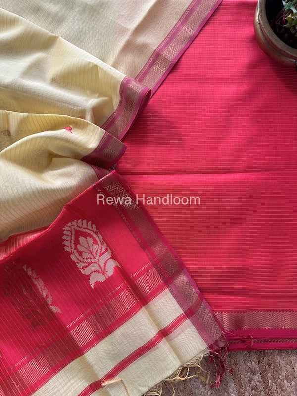 Maheshwari Motifs Top-Dupatta Set