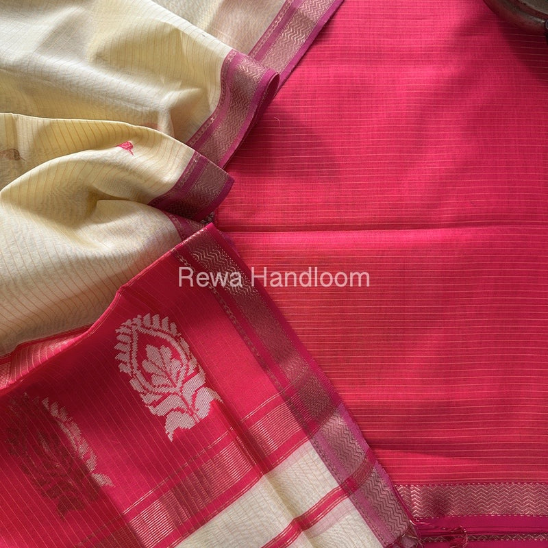 Maheshwari Motifs Top-Dupatta Set