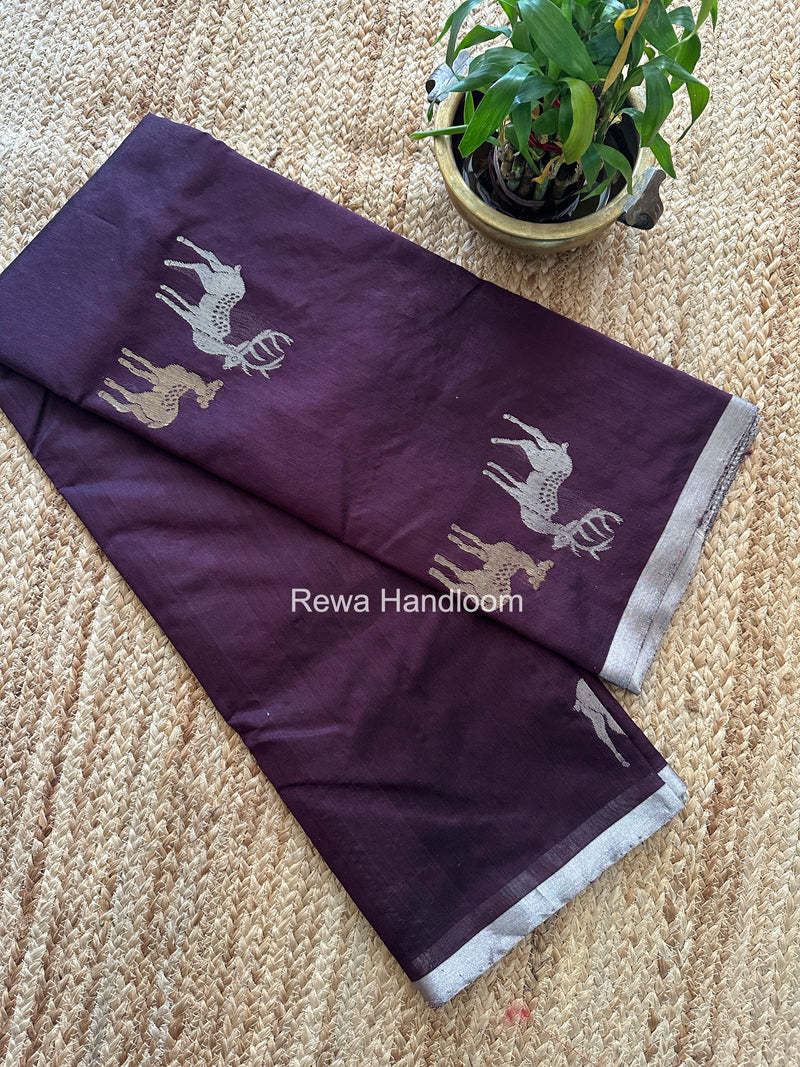Chanderi Pattu Silk Butta Saree