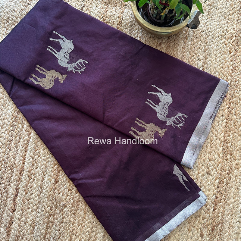 Chanderi Pattu Silk Butta Saree