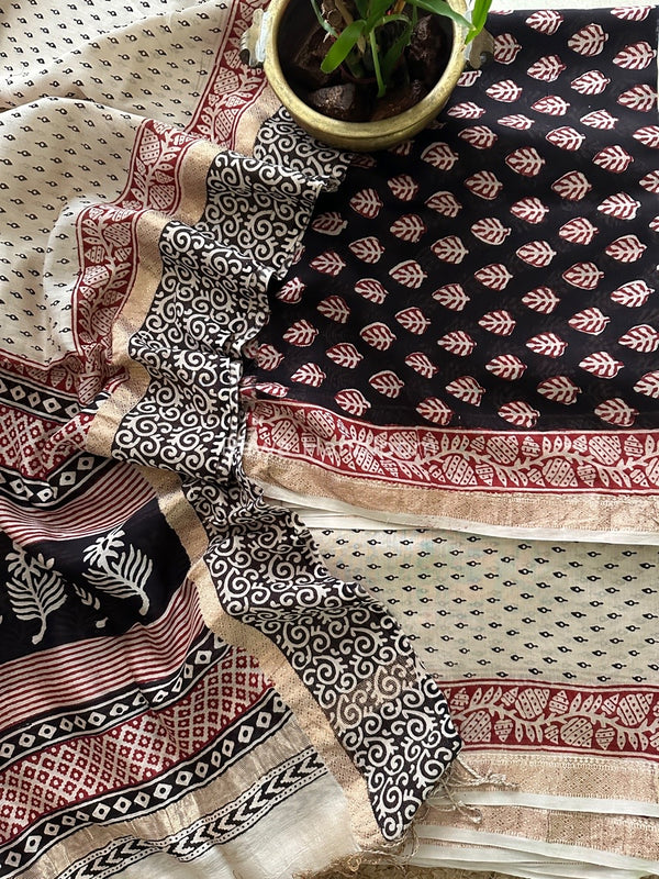 Maheshwari Bagh Print Suit