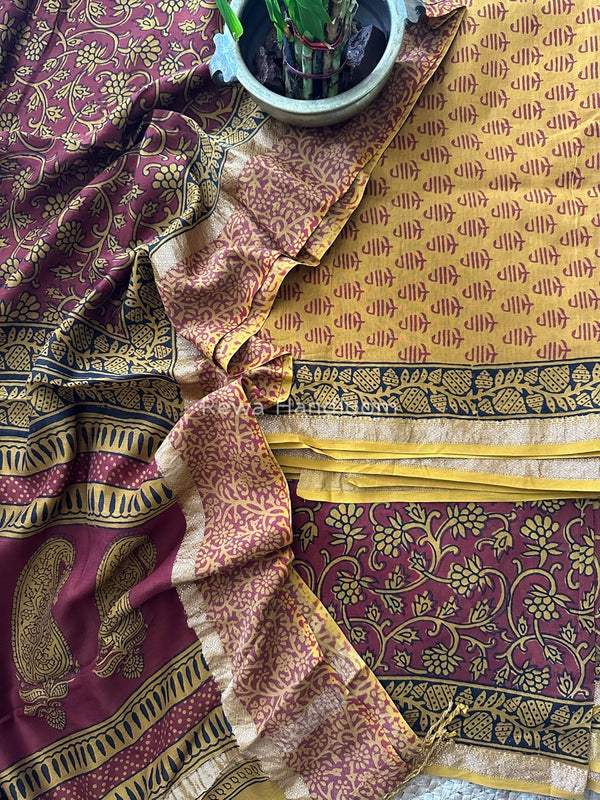 Maheshwari Bagh Print Suit