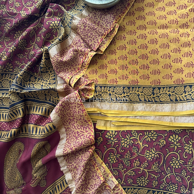 Maheshwari Bagh Print Suit