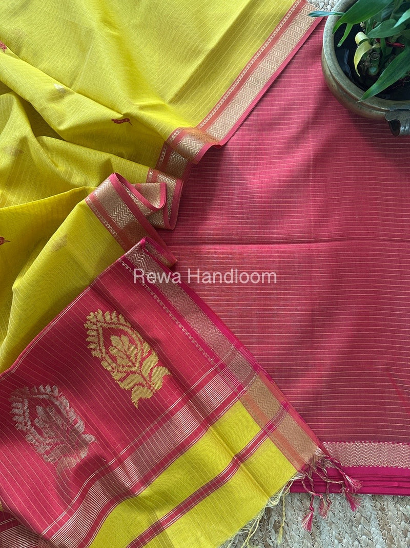 Maheshwari Motifs Top-Dupatta Set