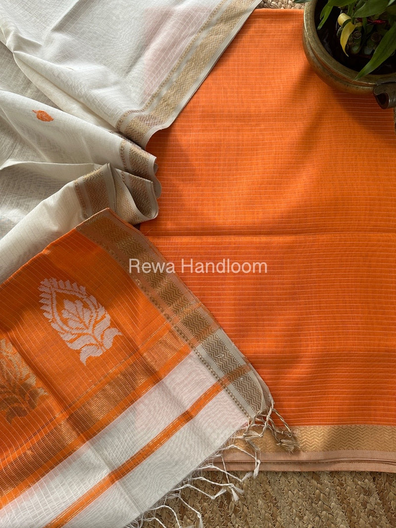 Maheshwari Motifs Top-Dupatta Set