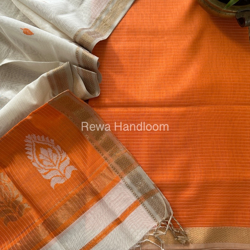 Maheshwari Motifs Top-Dupatta Set