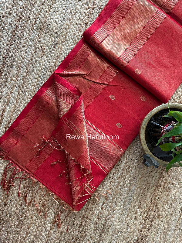 Maheshwari Tissue Butti Saree