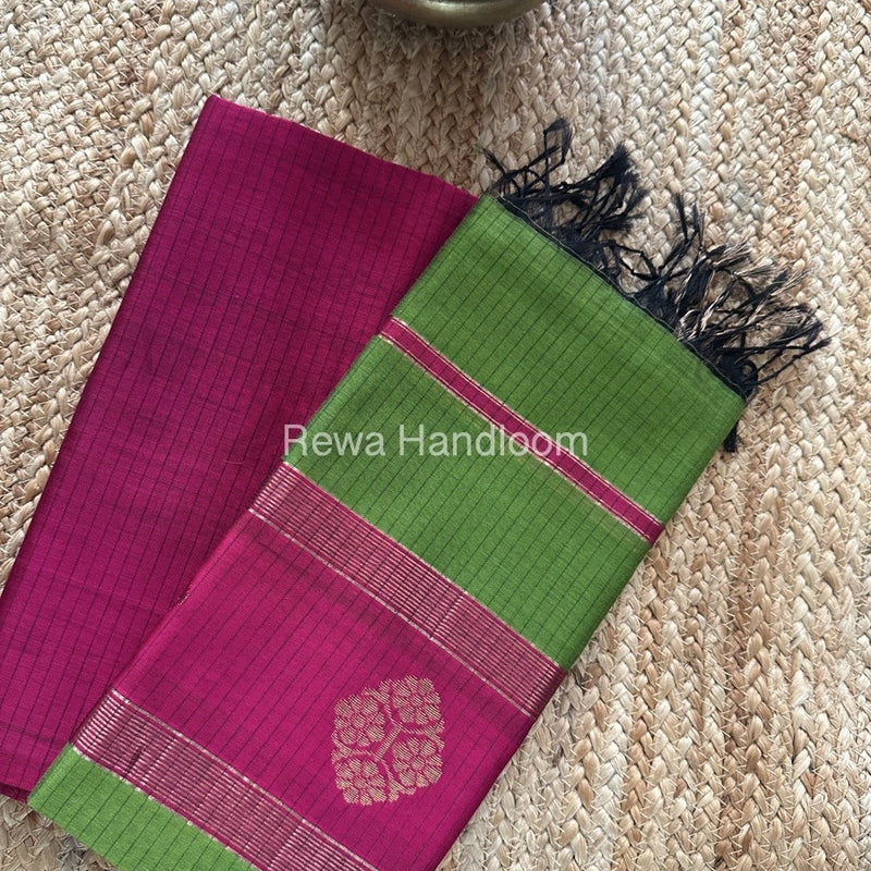 Maheshwari Top-Dupatta Set