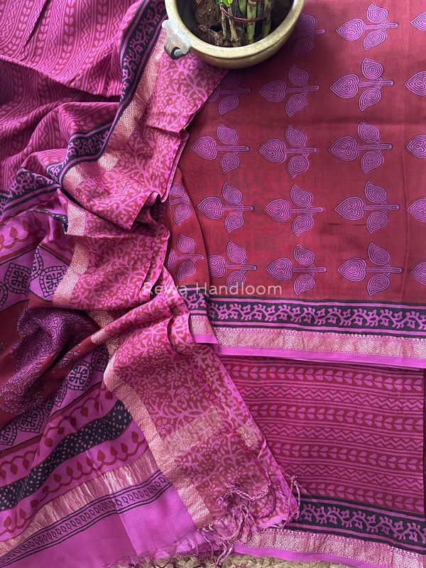 Maheshwari Bagh Print Suit