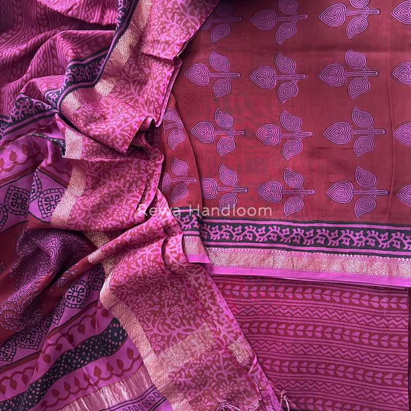 Maheshwari Bagh Print Suit
