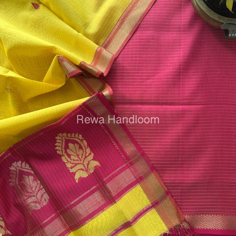 Maheshwari Motifs Top-Dupatta Set