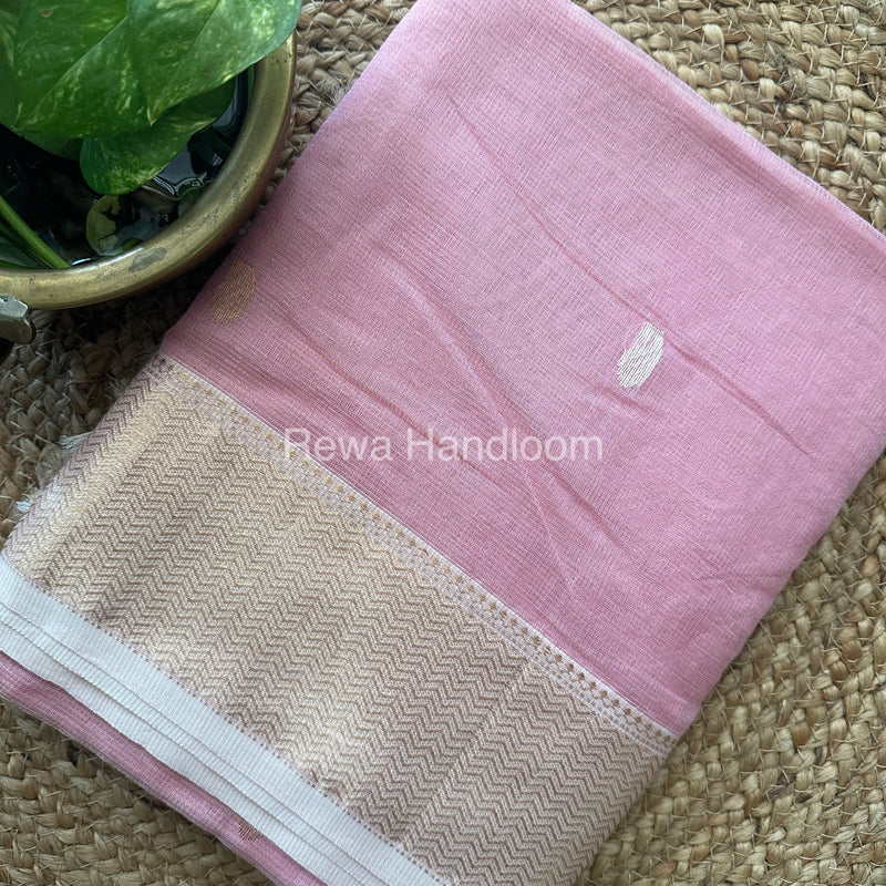  Zari Butti ~ Maheshwari Saree
