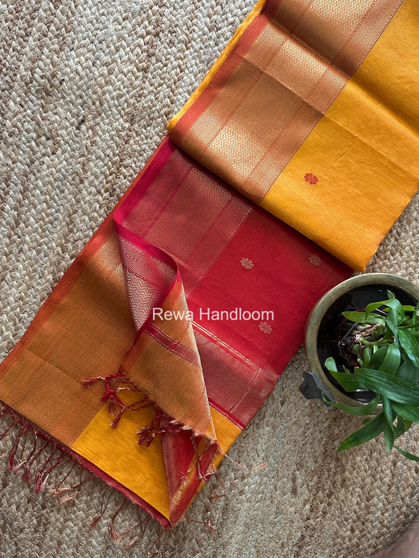 Maheshwari Tissue Butti Saree