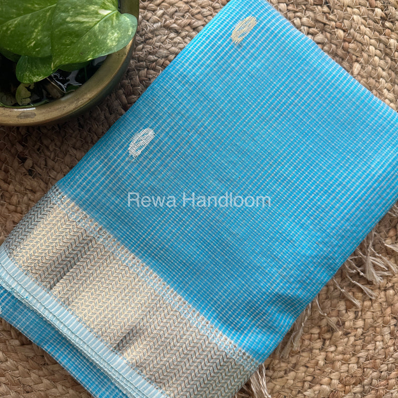  Zari Butti ~ Maheshwari Saree
