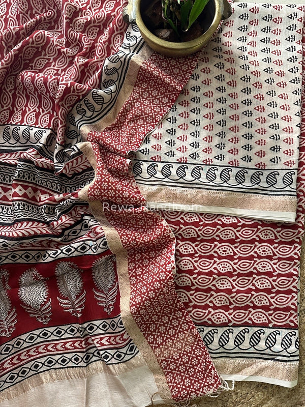 Maheshwari Bagh Print Suit