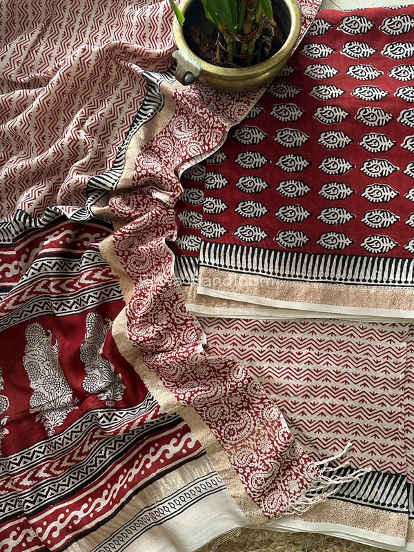Maheshwari Bagh Print Suit