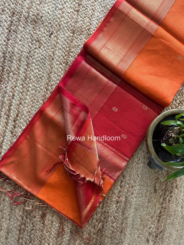Maheshwari Tissue Butti Saree