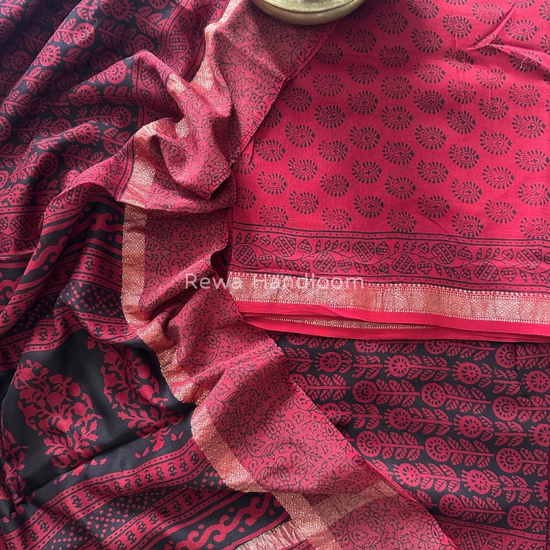 Maheshwari Bagh Print Suit