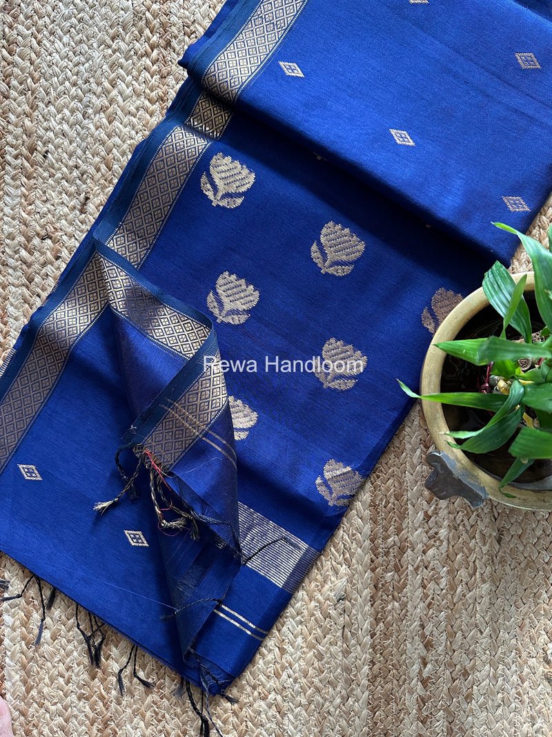 Maheshwari Lotus Butta Saree