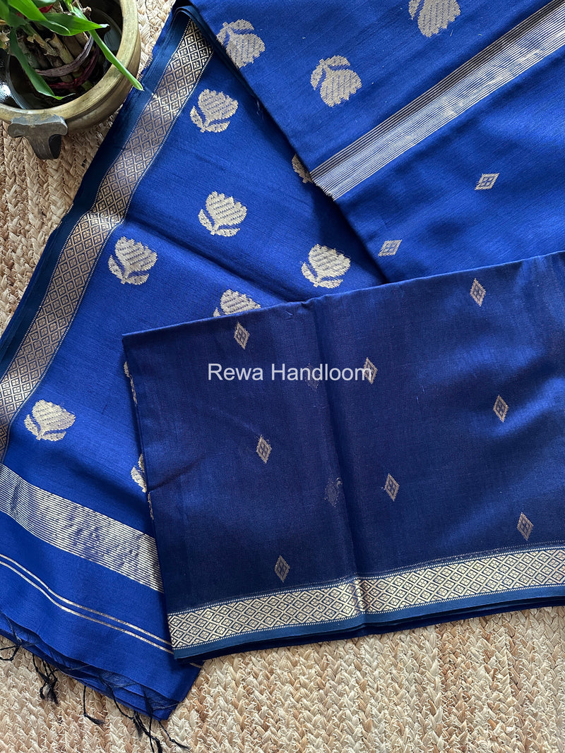 Maheshwari Lotus Butta Saree