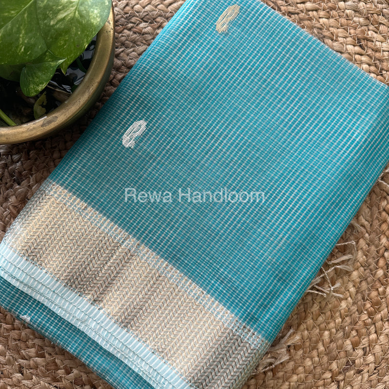  Zari Butti ~ Maheshwari Saree