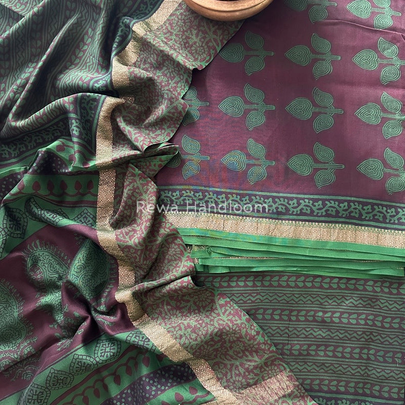 Maheshwari Coffee Bagh Print Suit BSP0130