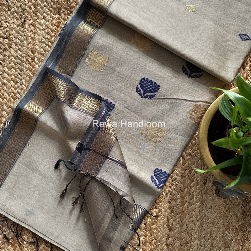 Maheshwari Lotus Butta Saree