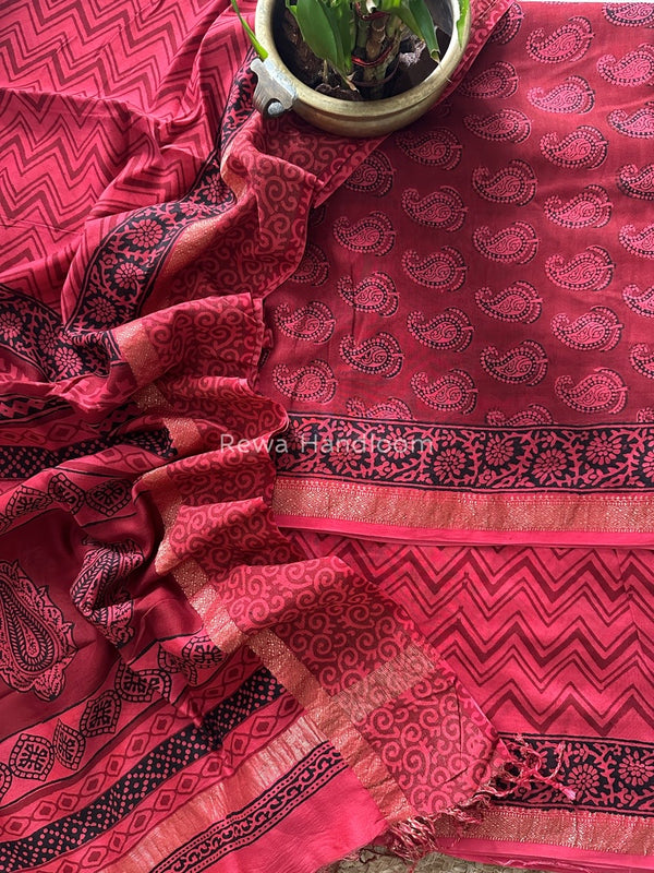 Maheshwari Bagh Print Suit