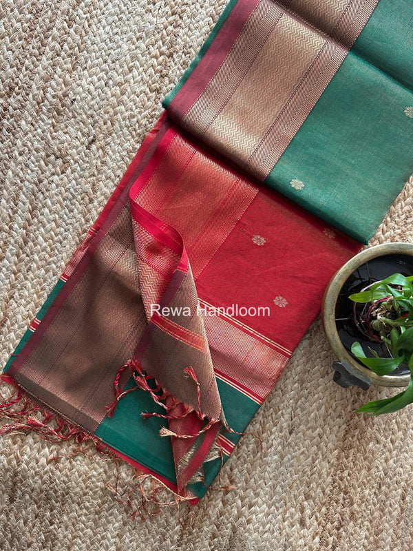 Maheshwari Tissue Butti Saree