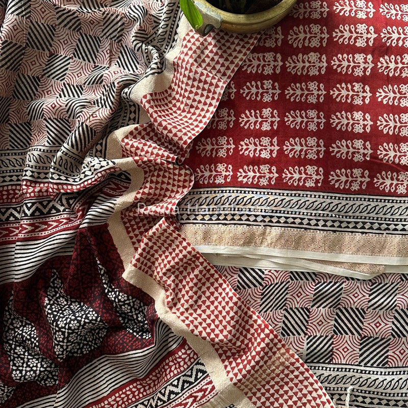 Maheshwari Bagh Print Suit