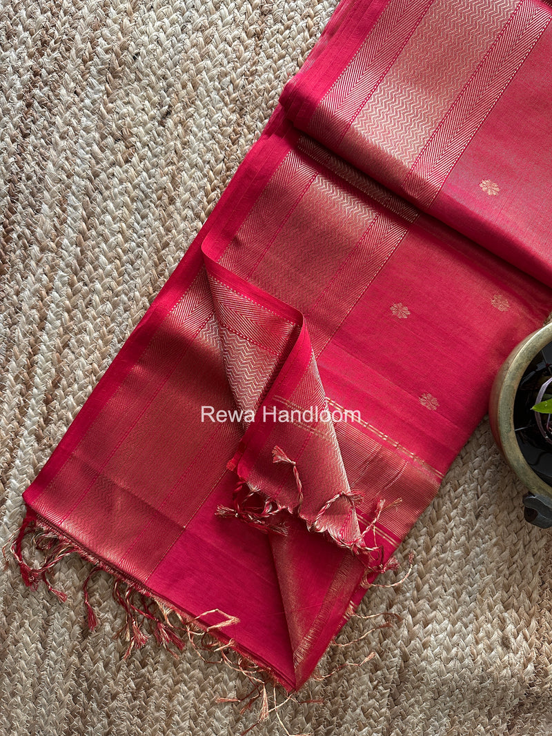 Maheshwari Tissue Butti Saree
