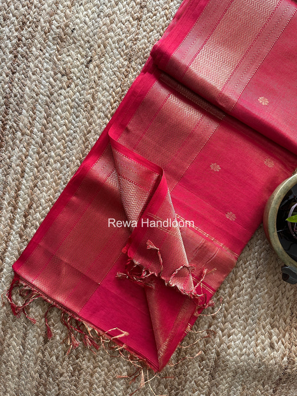 Maheshwari Tissue Butti Saree