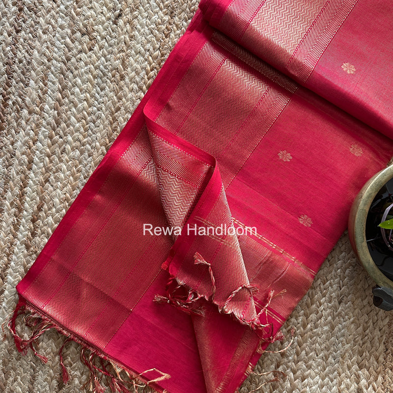 Maheshwari Tissue Butti Saree