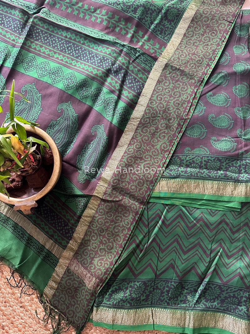  Bagh Print Suit