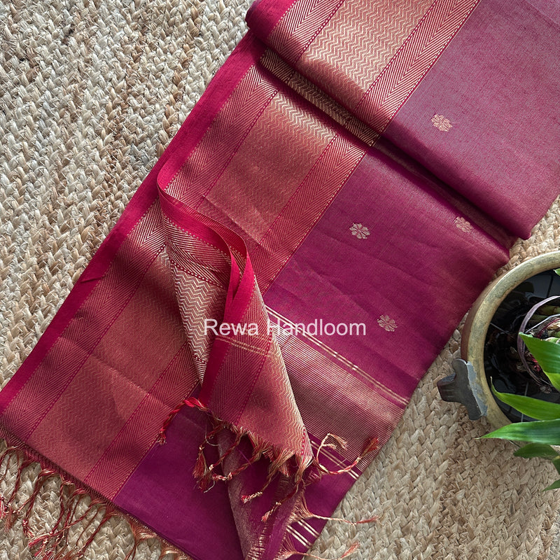 Maheshwari Tissue Butti Saree