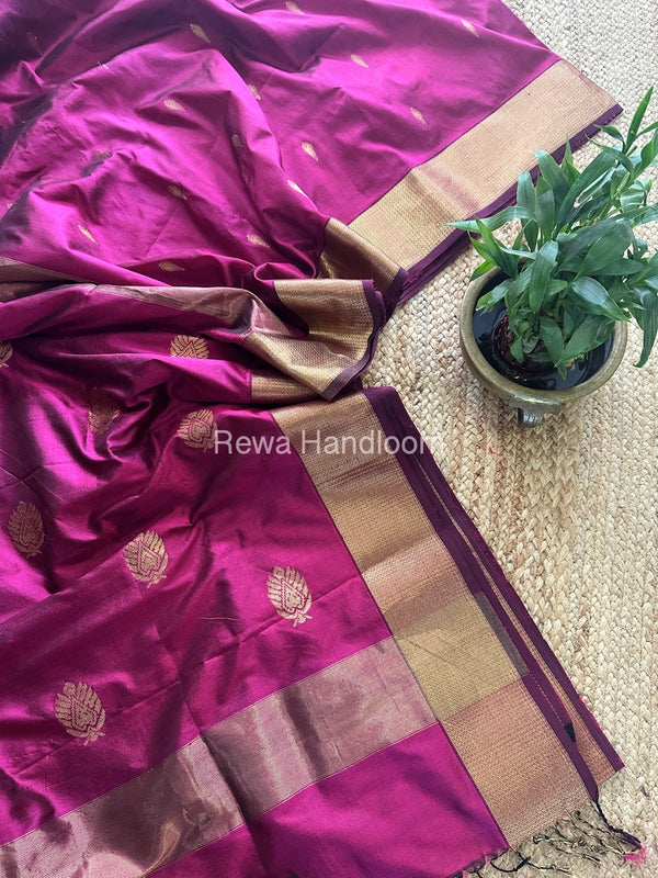 Maheshwari Pure Silk Saree