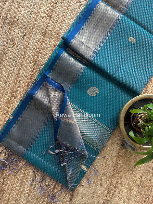 Maheshwari Tissue Butti Saree