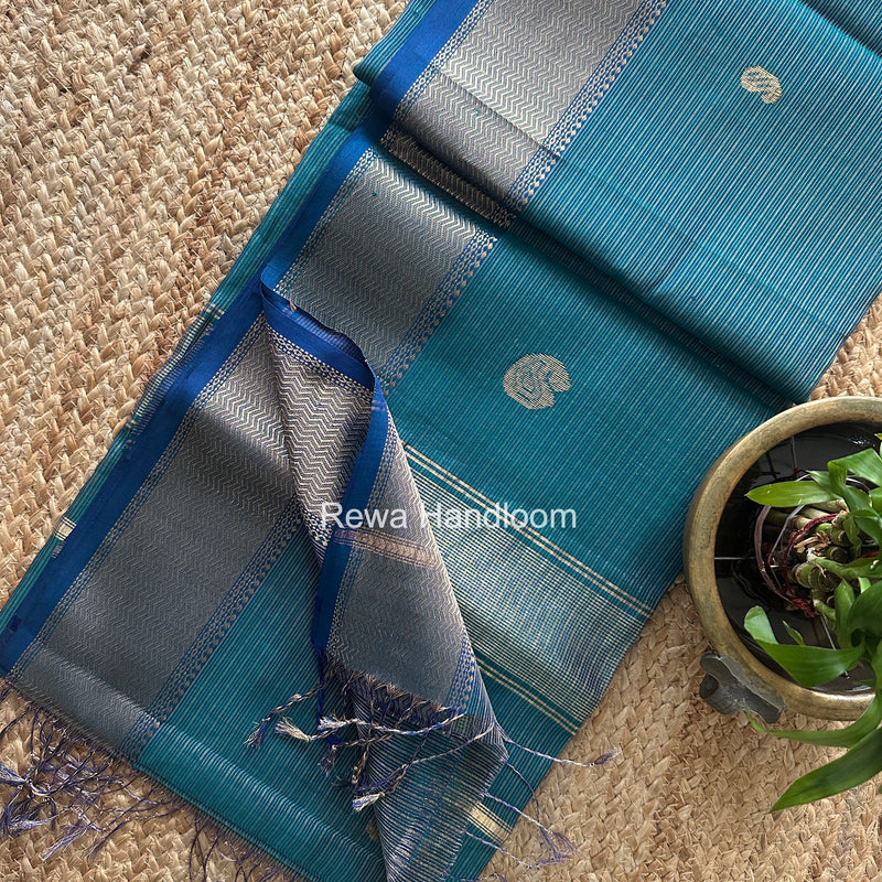 Maheshwari Tissue Butti Saree