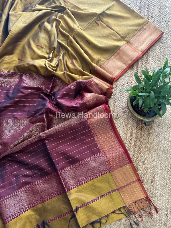 Maheshwari Pure Silk Saree