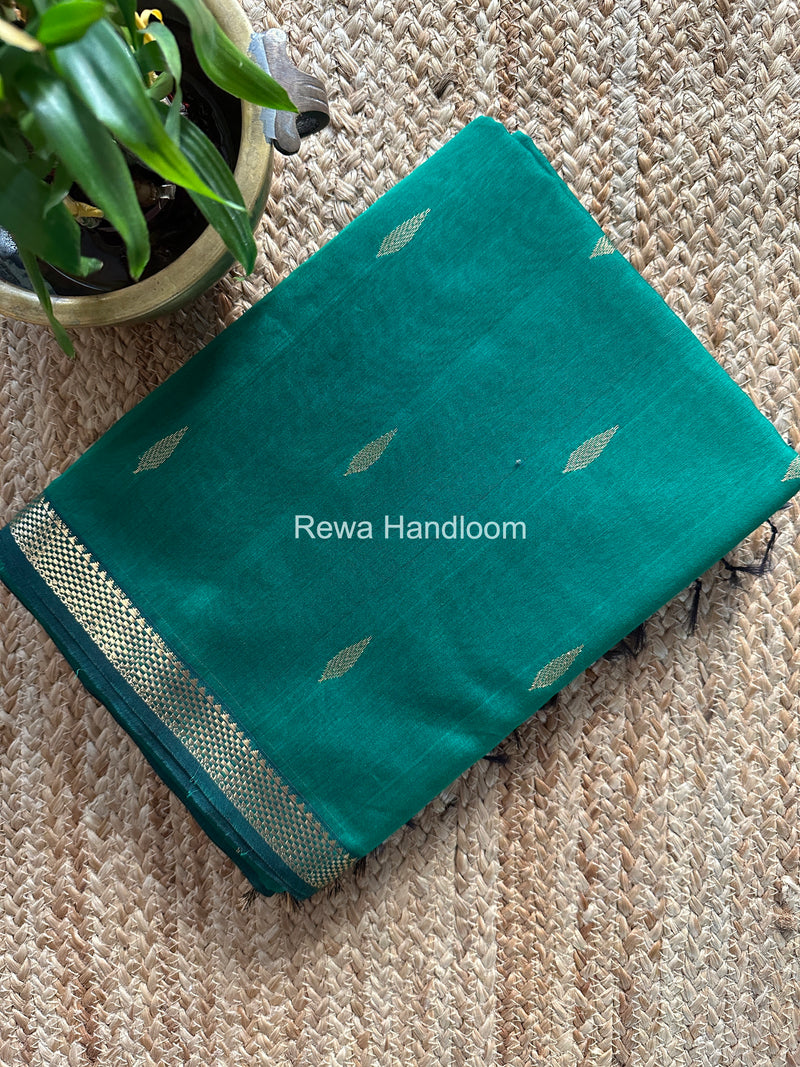 Maheshwari Green Aami Butti Saree SBT0082