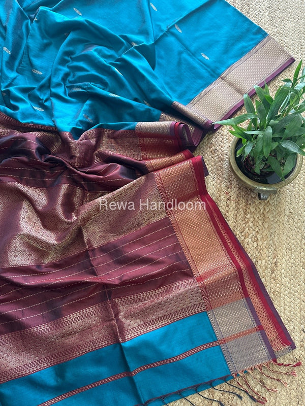 Maheshwari Pure Silk Saree