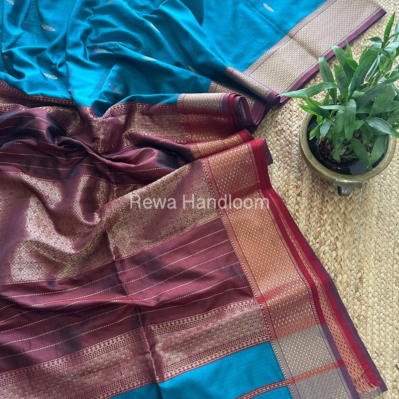 Maheshwari Pure Silk Saree
