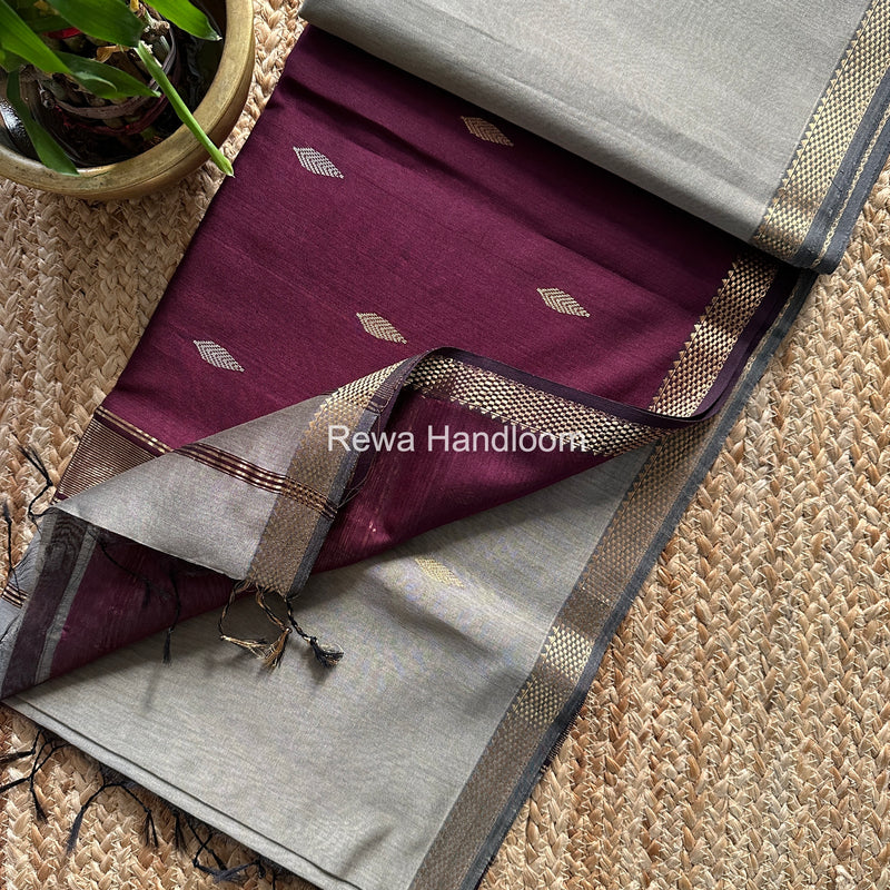 Maheshwari Aami Butti Saree