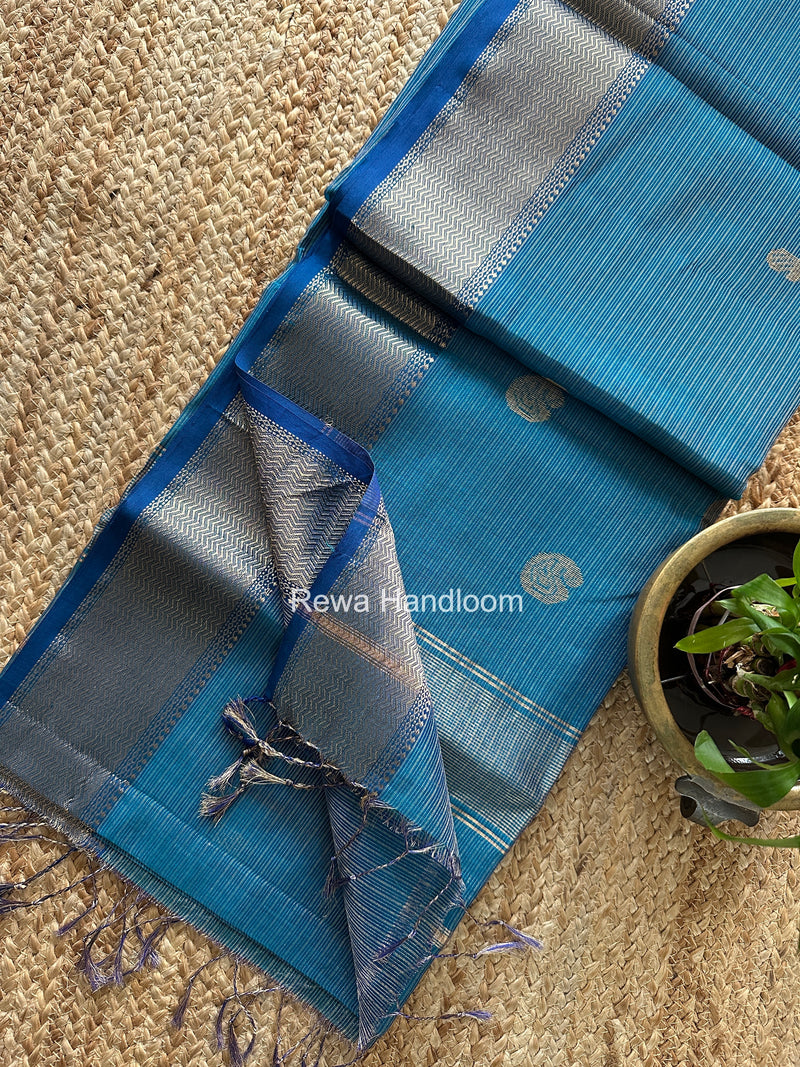 Maheshwari Tissue Butti Saree