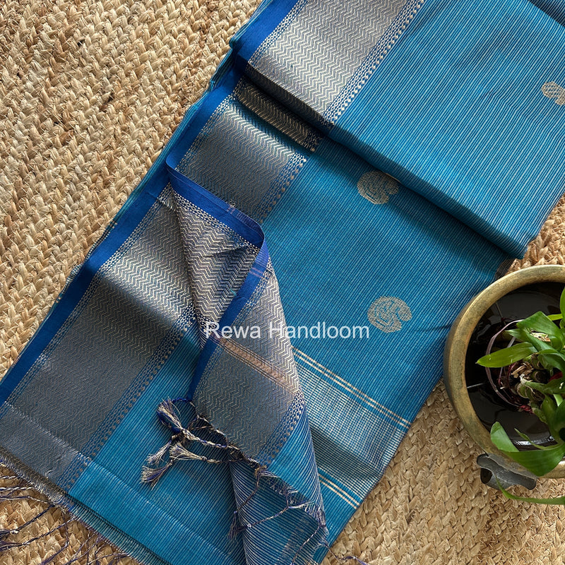 Maheshwari Tissue Butti Saree
